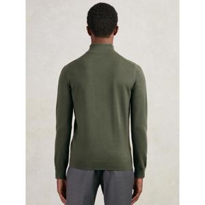 REISS Blackhall Merino Wool Half-Zip Jumper 